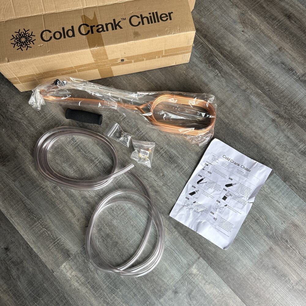 NEW Open Box Northern Brewer Cold Crank Wort Chiller Copper Immersion Coil Kit